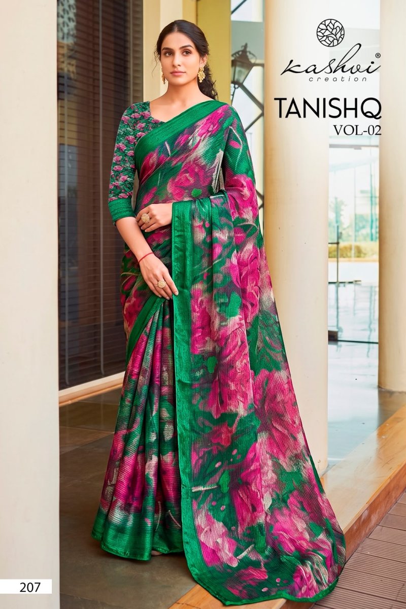 Tanishq Vol 2 By Kashvi Siya Silk Digital Printed Saree 